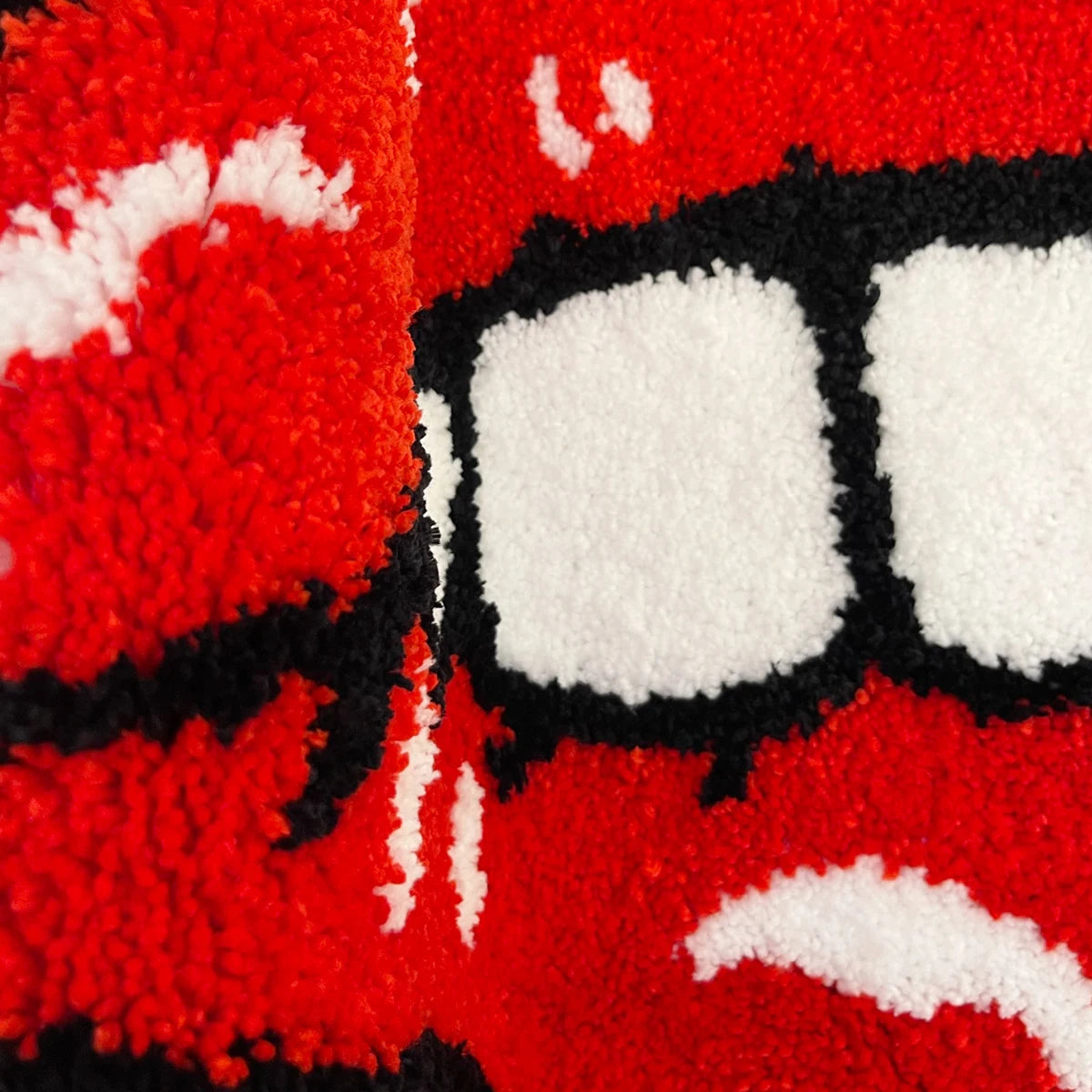 Red Lips Novelty Aesthetic Floor Rug
