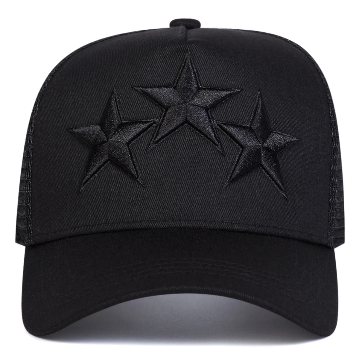 Unisex Pentagram Embroidery Baseball Net Caps Spring and Summer Outdoor Adjustable Casual Hats Sunscreen Hat Sports Cap