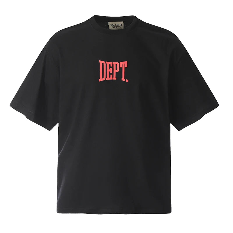 Men White and Black T-shirts T shirt Dept Gallery Dept Clothes Summer