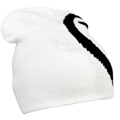 1Pc Gothic Women'S Hat Beanie Knit Star Streetwear Winter Fashion Wool Pullover Graphic Aesthetic Unisex Accessories