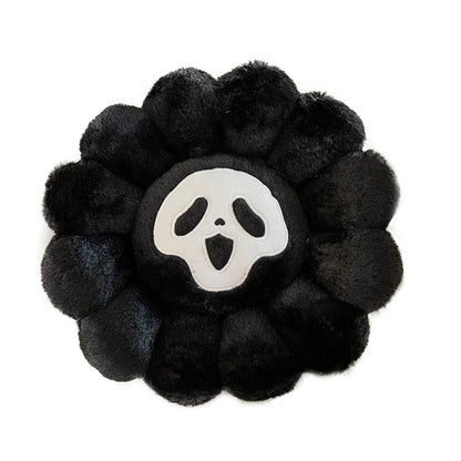 Flower Pillow Cushion Office Chair Ghost Devil Sunflower Plush Pillow Plant Petal Cushion Stuffed Toys for Girls Home Decor Gift