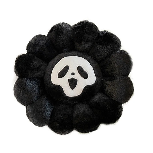 Flower Pillow Cushion Office Chair Ghost Devil Sunflower Plush Pillow Plant Petal Cushion Stuffed Toys for Girls Home Decor Gift