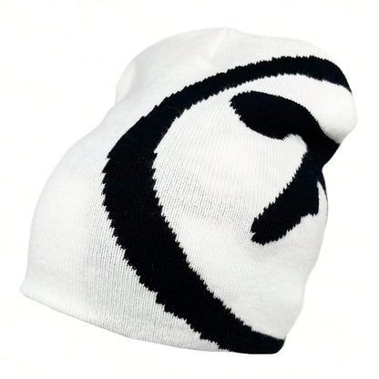 1Pc Gothic Women'S Hat Beanie Knit Star Streetwear Winter Fashion Wool Pullover Graphic Aesthetic Unisex Accessories