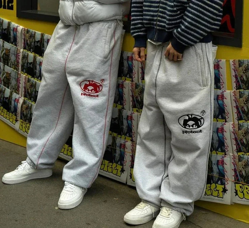 Man Long Pants Cargo Streetwear Joggers Men Y2K Casual Police Trousers Work Pants Male Harajuku Korean Streetwear Merican Style