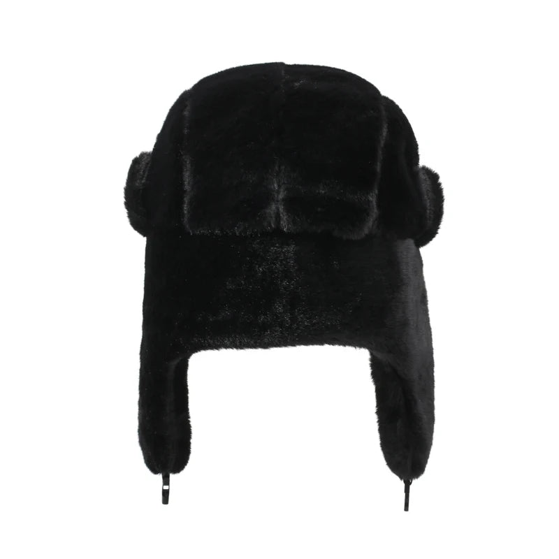 Five-Point Star Lei Feng Style Winter Outdoor Ski Hat, Unisex, Fleece-Lined for Warmth (Suitable for Cycling)