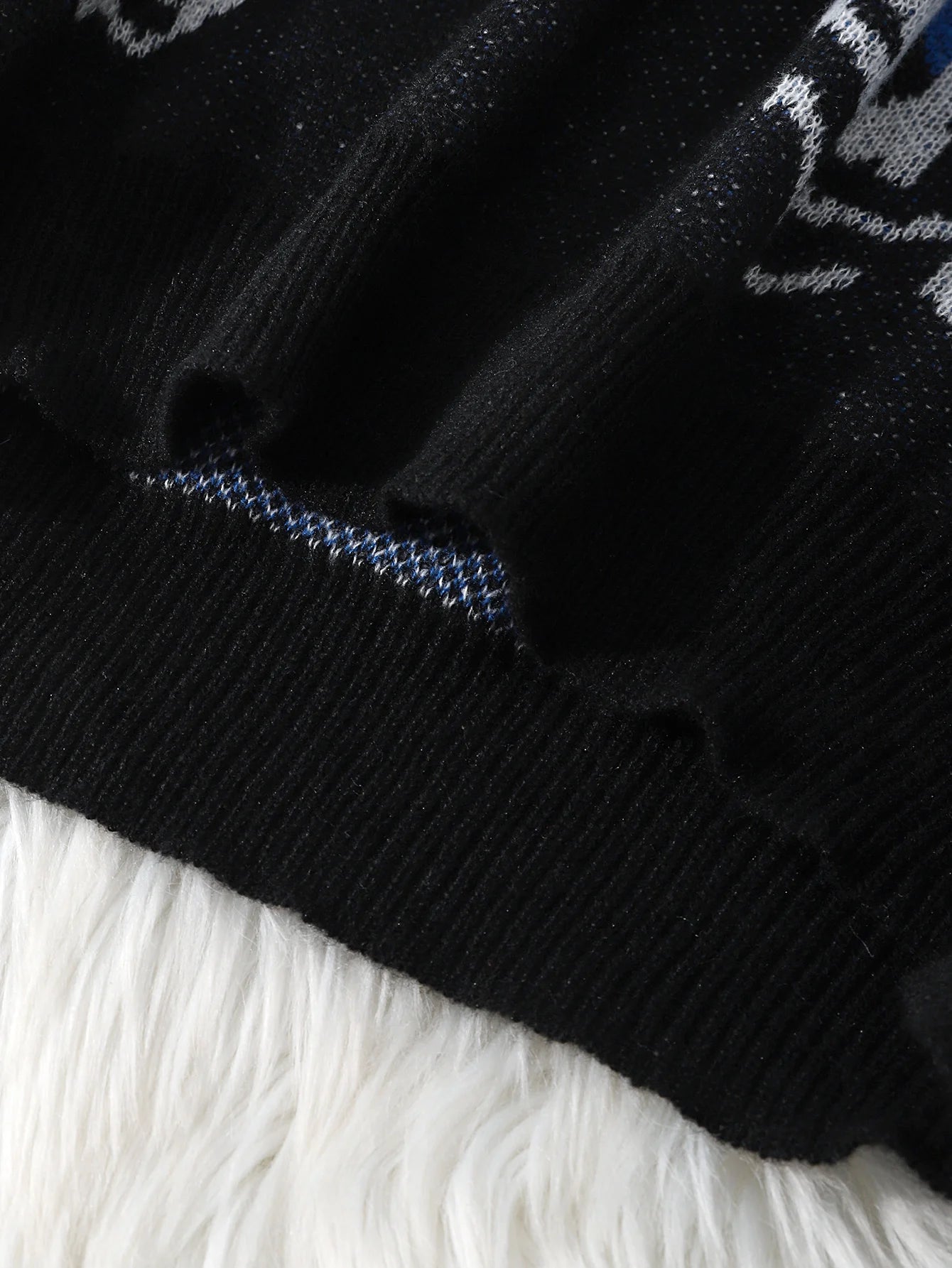 Dragon Roar Jacquard Double-Sided Pattern Pullover Sweater Casual Crew Neck Knitted Men'S Pullover Casual Crew Neck Knitted Men'