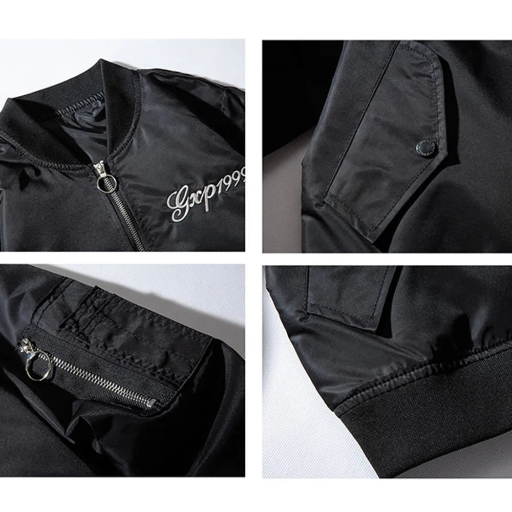 Sukajan Bomber Jacket Men Yokosuka Souvenir Japan Anime Embroidered MA1 Coat Dragon Tiger Boys Baseball Clothes Spring Autumn