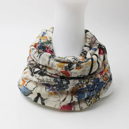 New Fashion Women Summer Letter Hat Colors Female Floral Warm Hat Scarf Autumn Girl Spring Beanie Bonnet Dance Beanies
