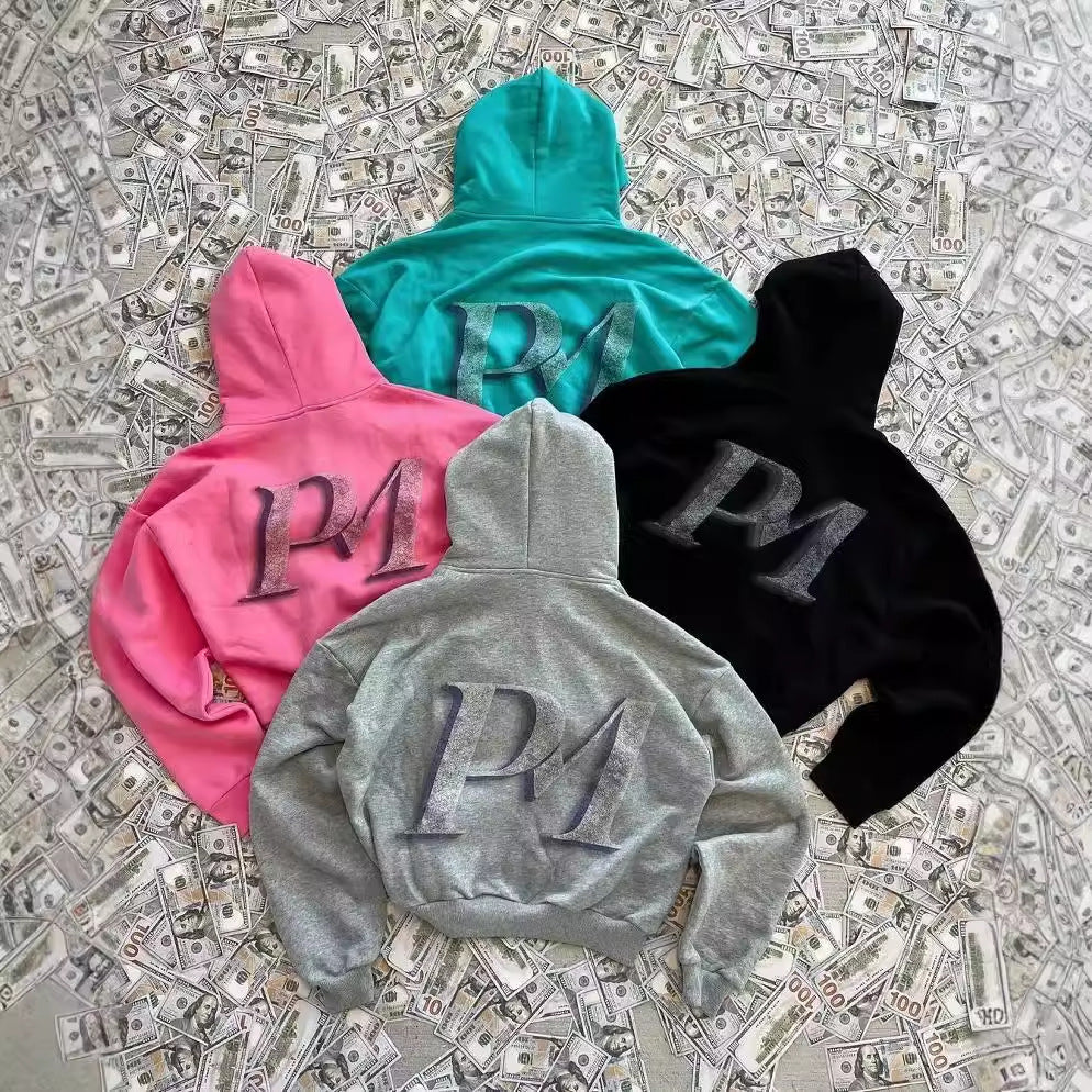 Profit-Minded Zip Up Hoodie