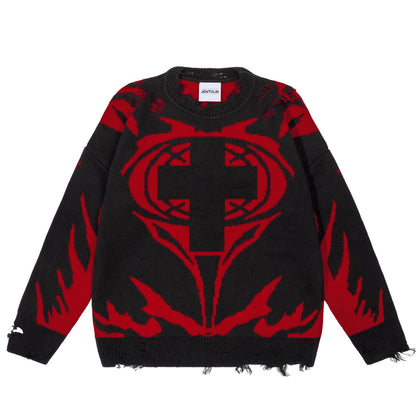 Sweater New Order Graphic Men Winter Pullover Knit Long Sleeve Tops Hip Hop Fashion Harajuku Jumper Coat Y2k Streetwear Clothing