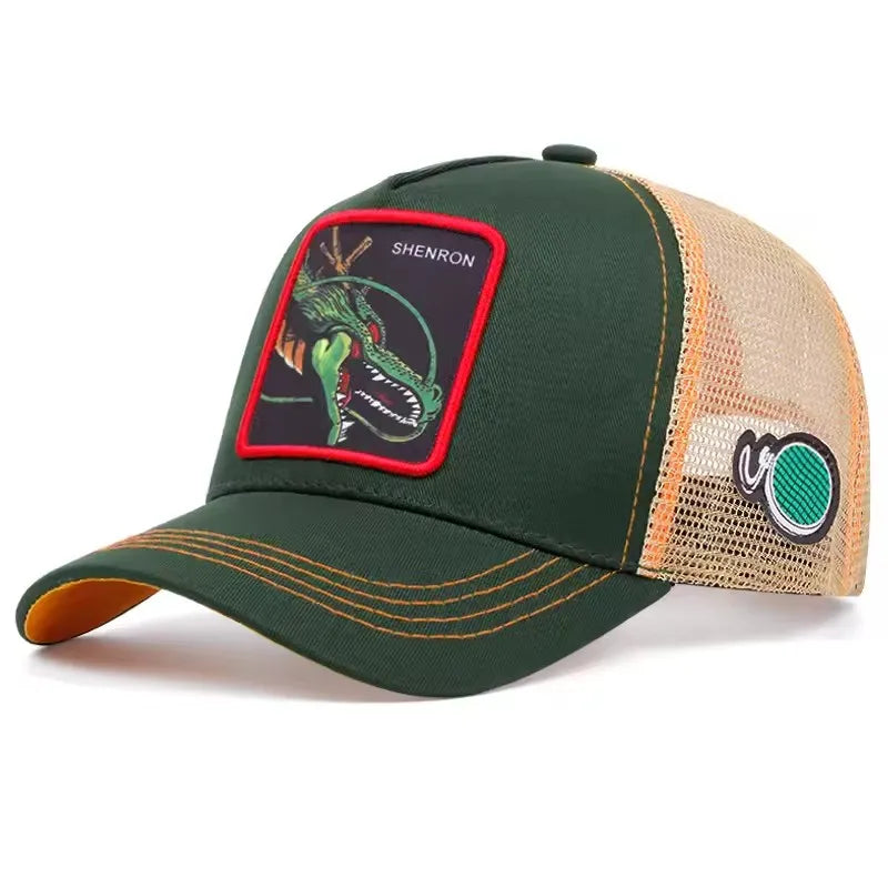 Fashion trend baseball caps men's and women's outdoor summer sun block visor American truck driver net cap cap