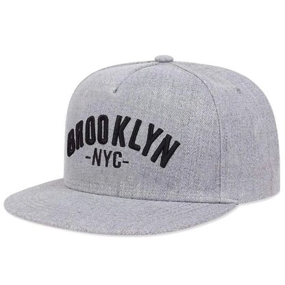 Unisex Brooklyn Embroidery Hip-hop Hats Outdoor Adjustable Casual Baseball Caps Sunscreen Hat