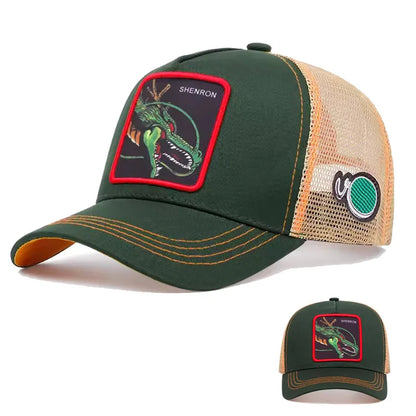 Fashion trend baseball caps men's and women's outdoor summer sun block visor American truck driver net cap cap