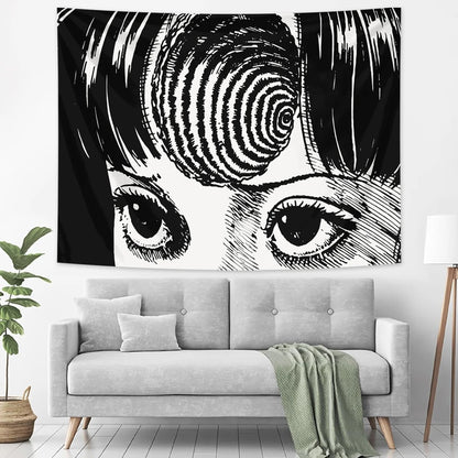 1pc Interesting Tapestry, Personalized College Dormitory Decoration Human Body Cave Tapestry Art Decoration Wall Hanging