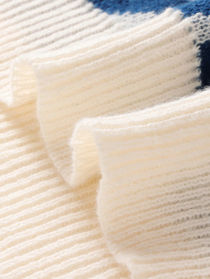 Spiral Wave Knit Sweater