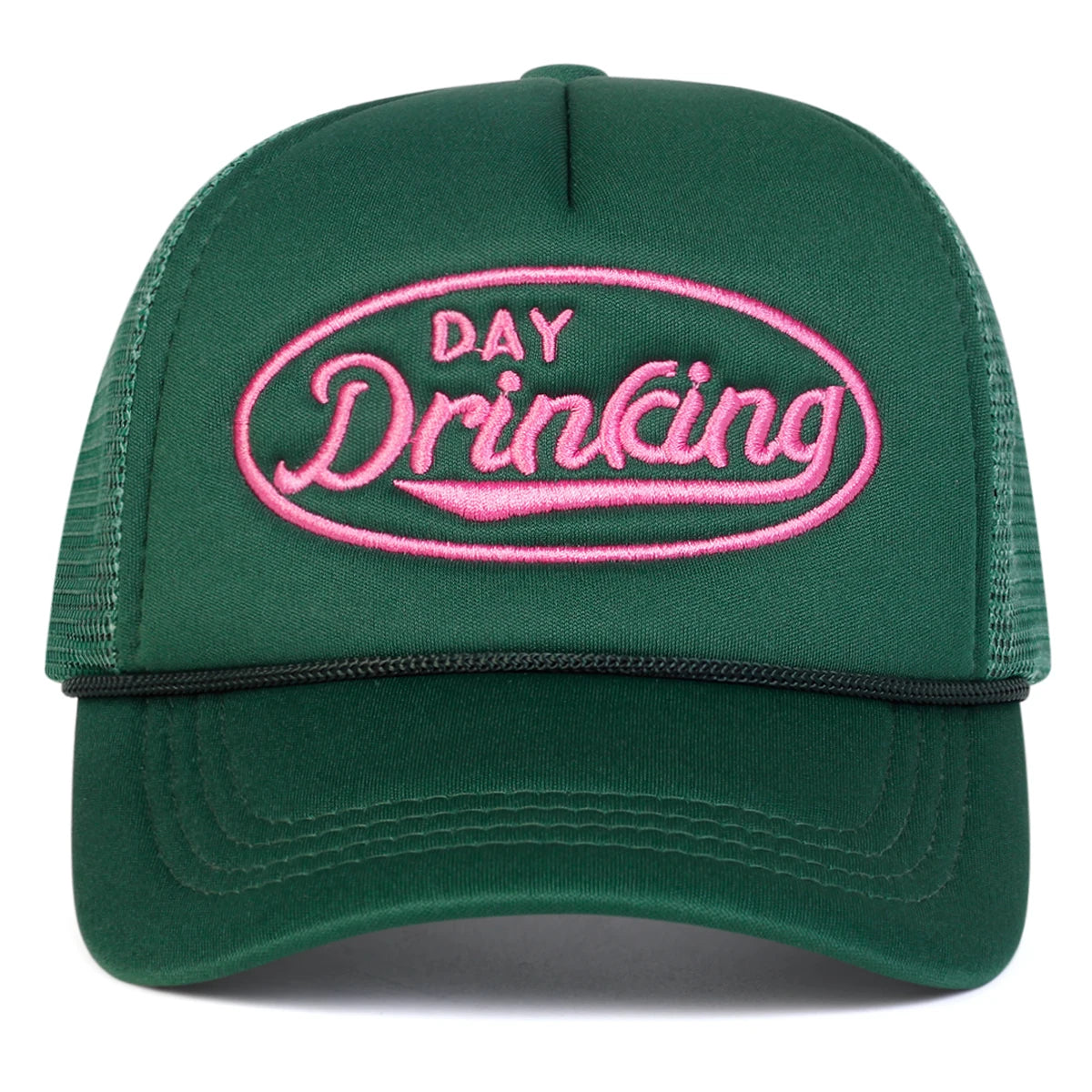 Unisex DAY DRINKING Letter Embroidery Baseball Net Caps Spring Summer Outdoor Adjustable Casual Hats Hip Hop Hat Sunscreen Hat