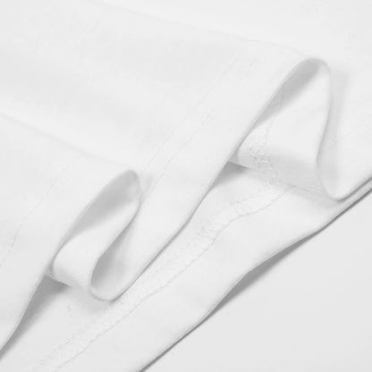 Men White and Black T-shirts T shirt Dept Gallery Dept Clothes Summer