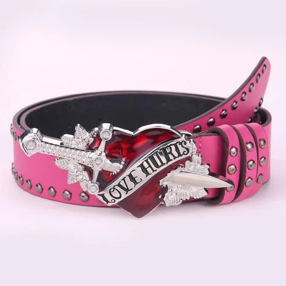 Love Hurts Sword Piercing Belt