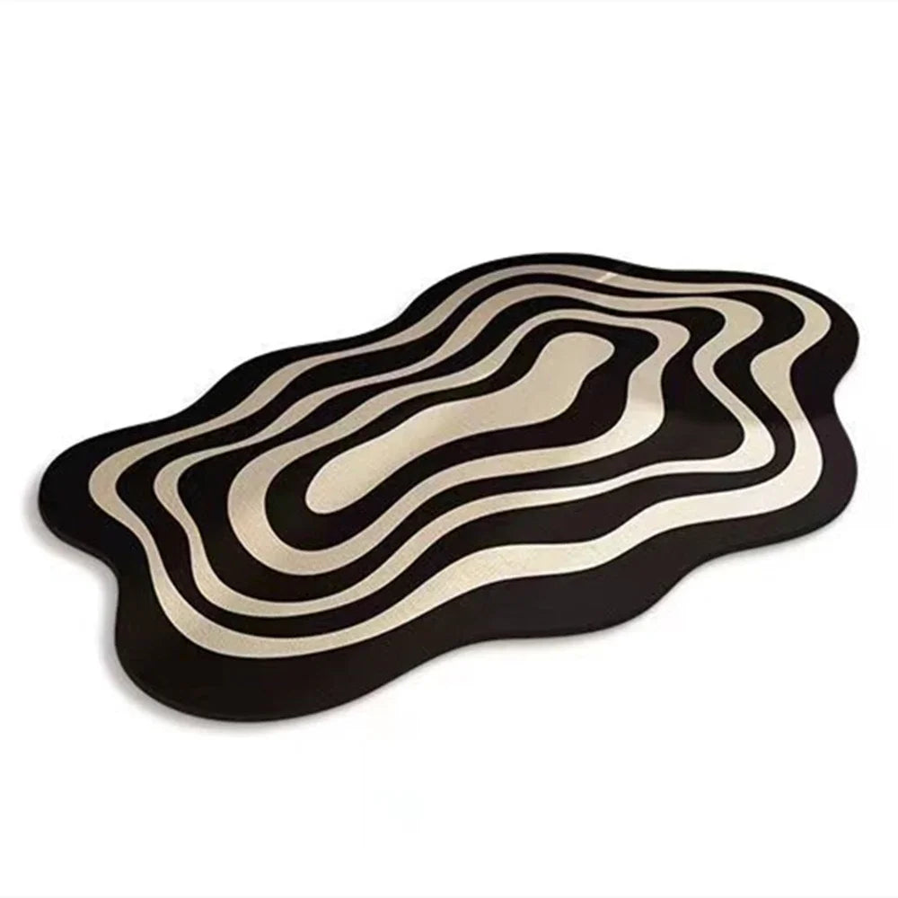40X60cm Diatomaceous Earth Bath Mat High Absorbency Non-Slip Quick-Drying Floor Mat for Toilet Shower