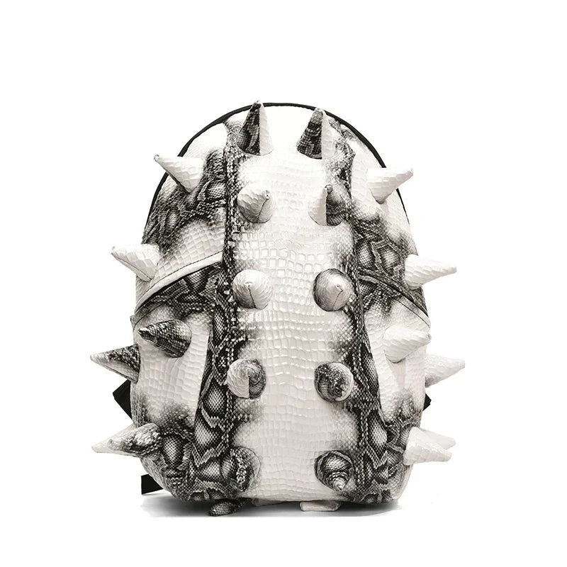 Hedgehog Shape PU Backpacks Large Capacity High Quality Unique Design Personality Backpacks for Unisex 2024 Fashion New Style