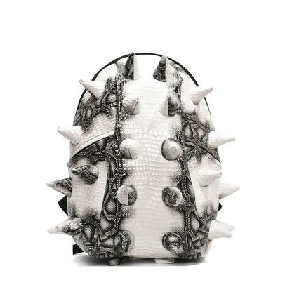 Hedgehog Shape PU Backpacks Large Capacity High Quality Unique Design Personality Backpacks for Unisex 2024 Fashion New Style