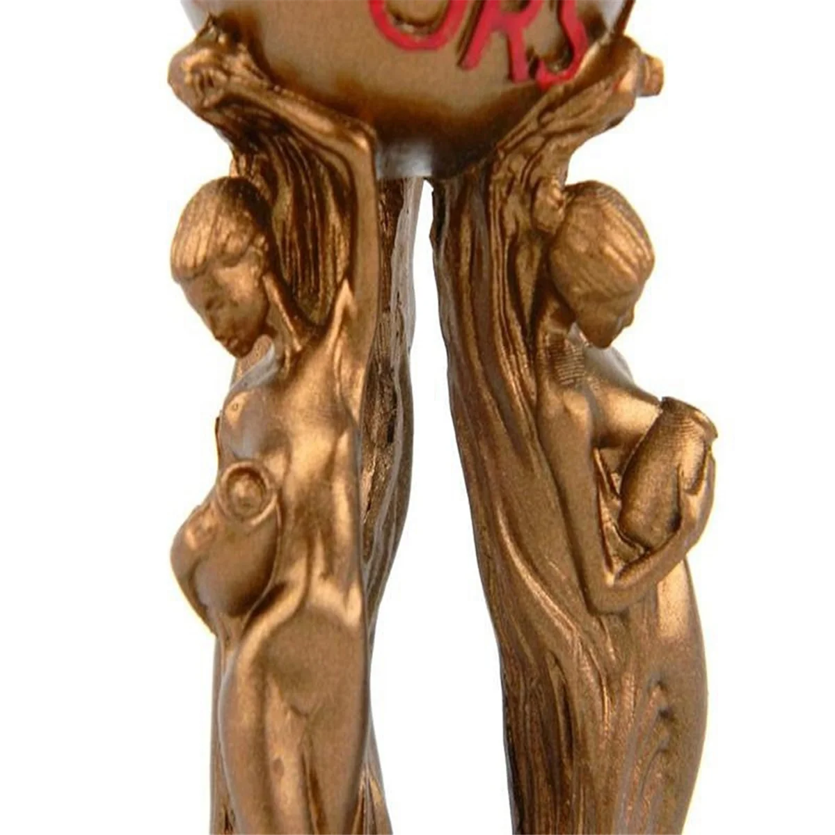 Stylish The World is Your Statue Trophy for Office Home Decoration Birthday Graduation Ceremony Resin Statue