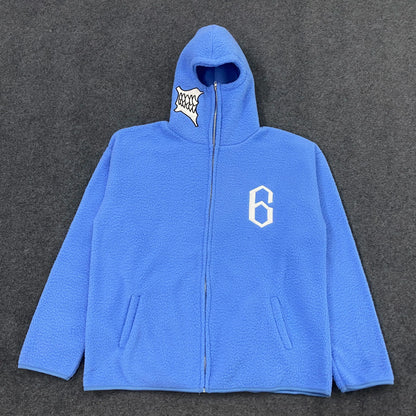 New autumn and winter Y2K unisex hoodie jacket, thick, sturdy, warm, simple and trendy daily jacket