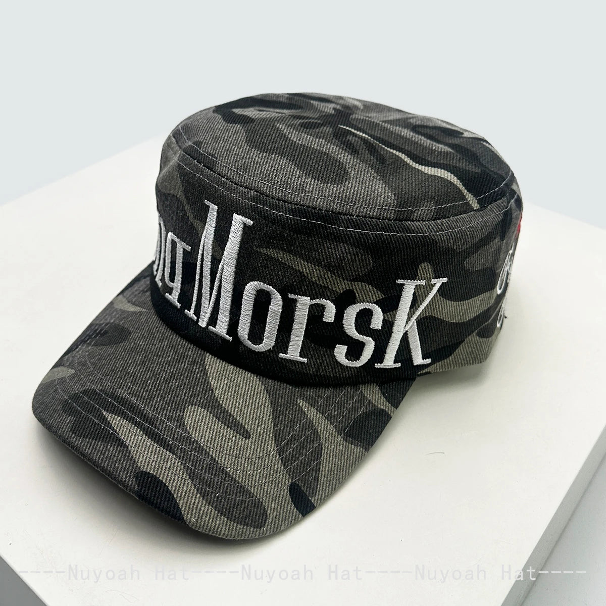 New Men Women Flat Top Letter Embroidery Baseball Hats Sunshade Korean Versatile Personal Peaked Caps Camouflage Fashion Niche