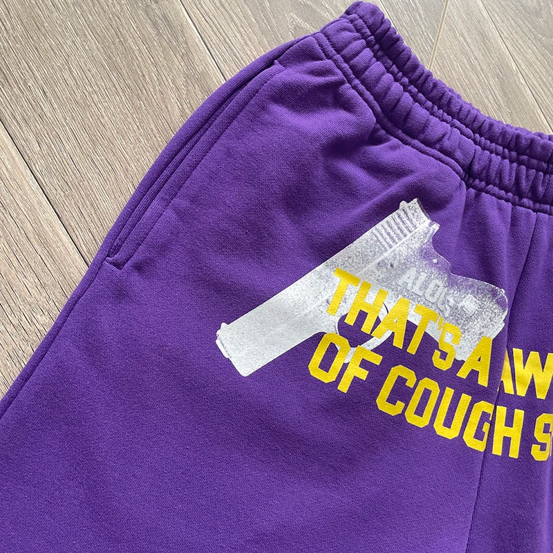 That's A Awful Lot Of Cough Syrup Gun Graphic Shorts