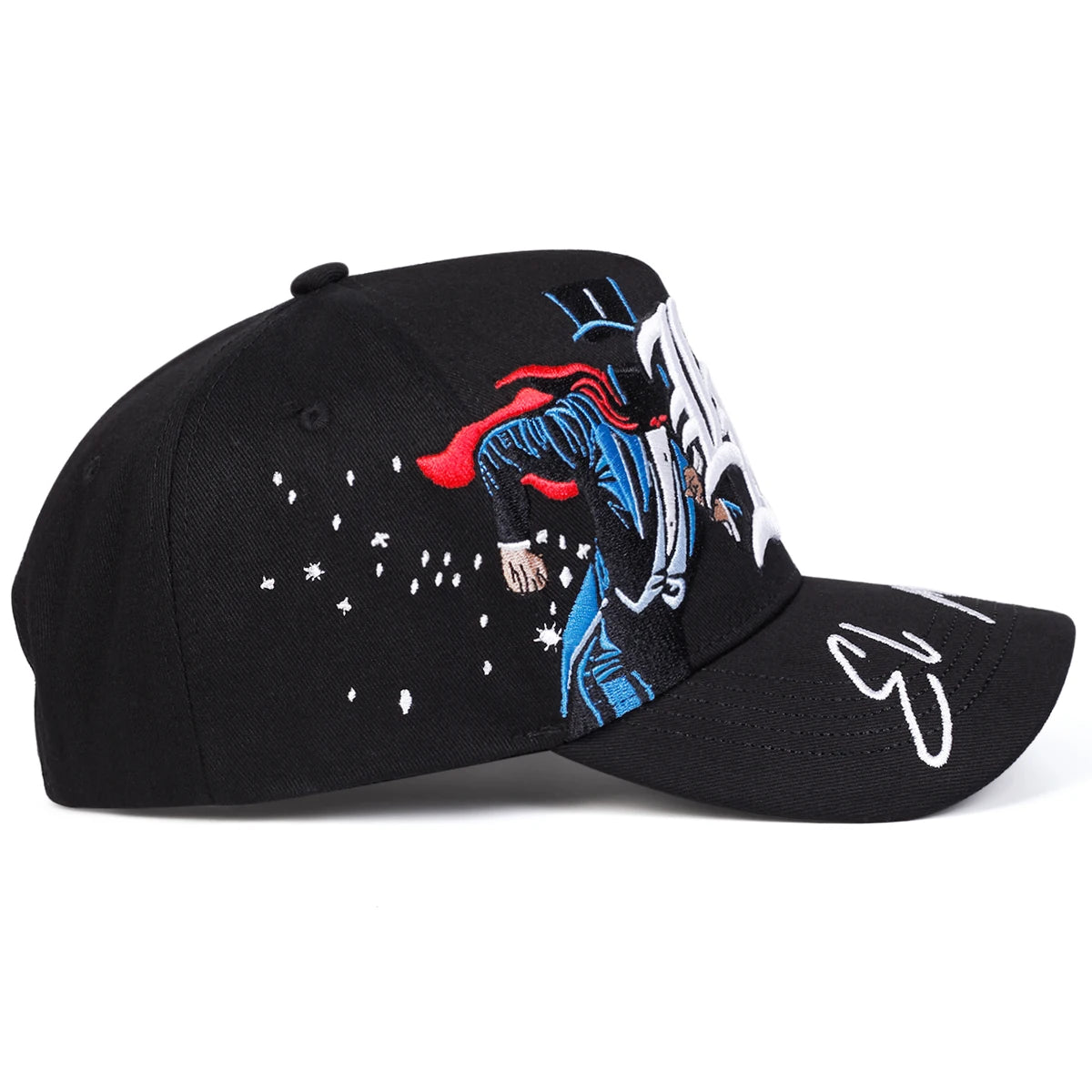 Unisex LA Magician Graphic Embroidered Baseball Cap
