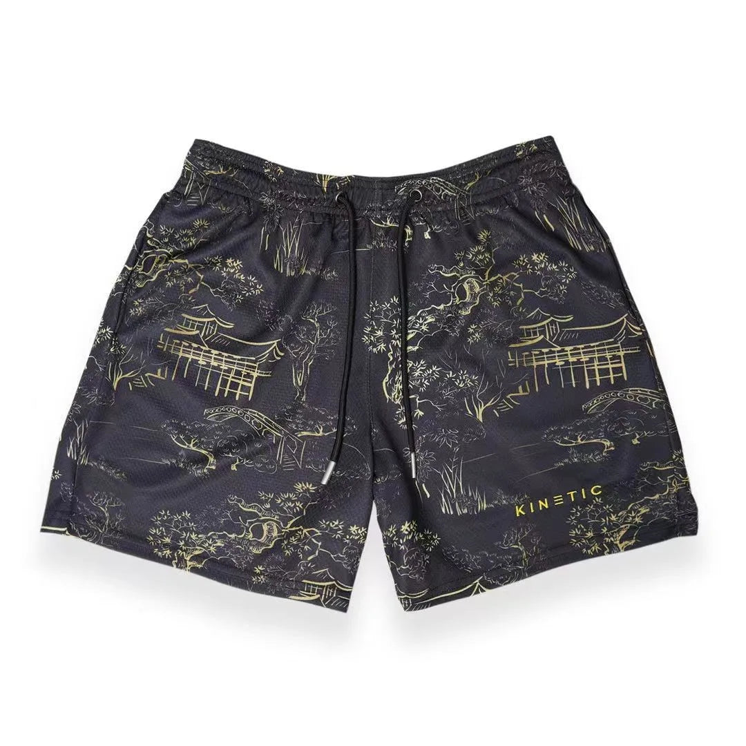 KINETIC Basic Shorts NEW men's casual shorts fitness sports pants summer gymworkout Men Women Classic GYM Mesh Shorts