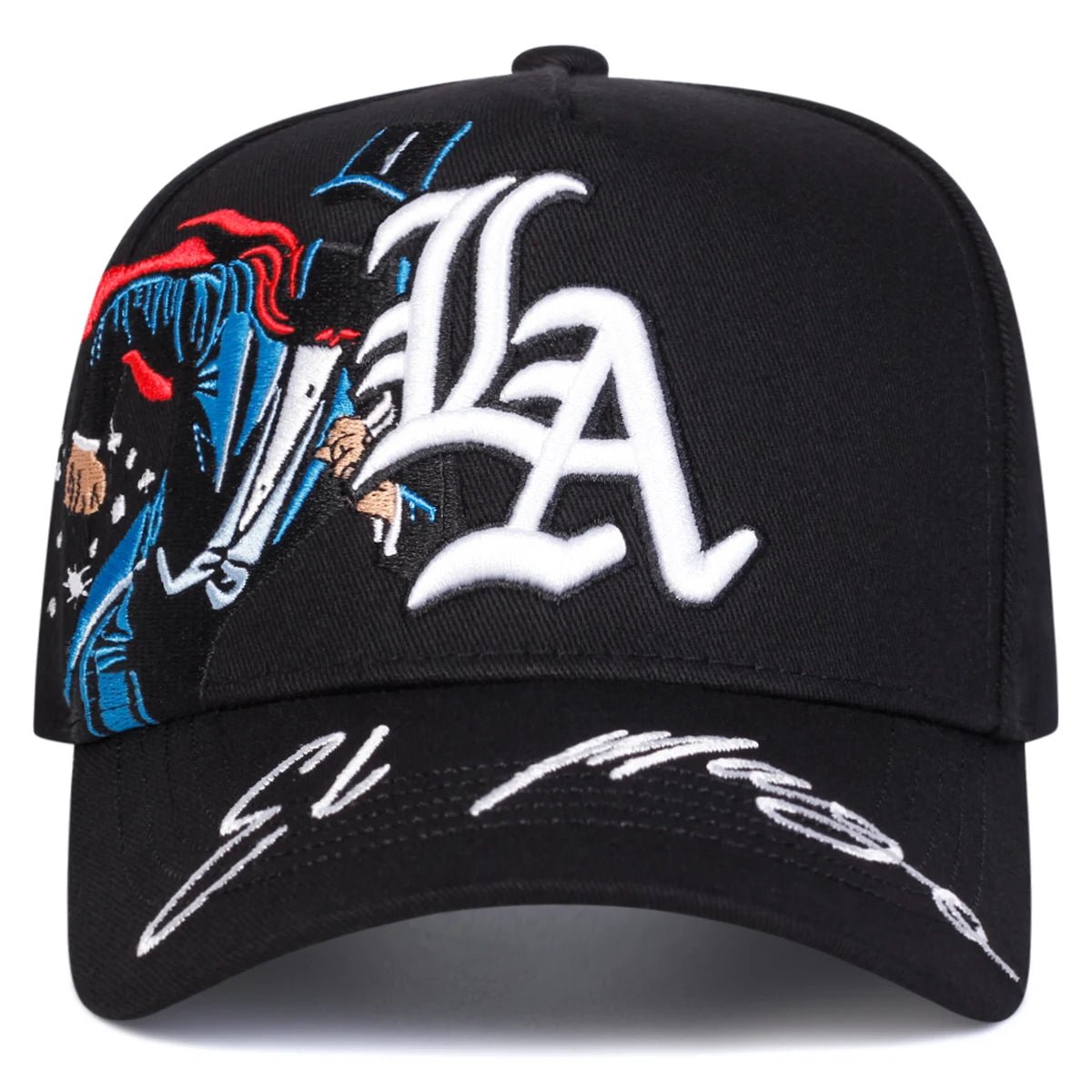 Unisex LA Magician Graphic Embroidered Baseball Cap
