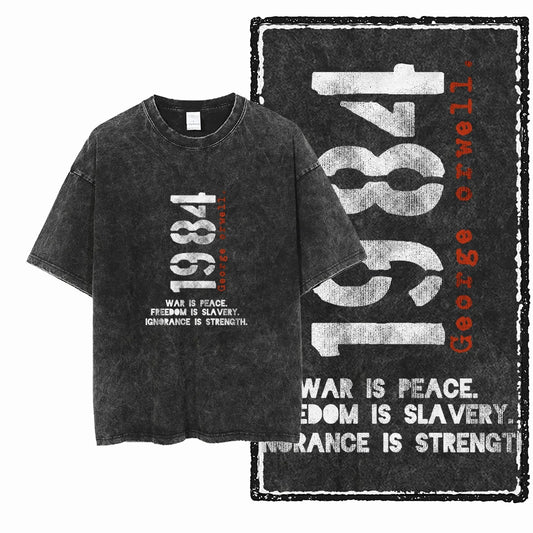 x1-x25  STREE THEME Exclusive Graphic Unisex Cotton Acid Washed T Shirt Cool Vintage Streetwear Men Tshirts Big Size Tee for men