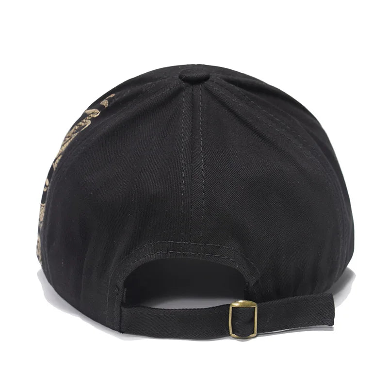 Printing Chinese Dragon Men's Baseball Caps Totem Belief Women's Cotton Snapback Hat Outdoor Sun Protection Gorras Trucker Cap