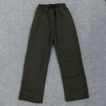 2000s American Vintage Creative Personalized Letters Printed Pants Hip Hop Street Casual Sports Pants Loose Elastic Jogging Pant