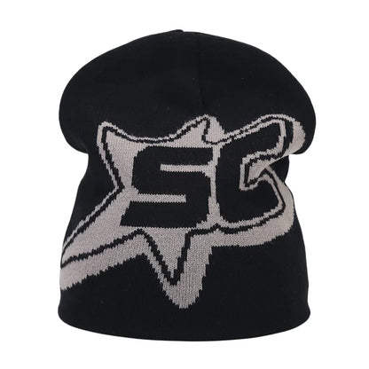 Fashion Letter Y2K Skiing Hat Warm Beanies for Women Men Hip Hop Knitted Cap Bonet Accessories Autumn Winter Outdoor Cycling Cap