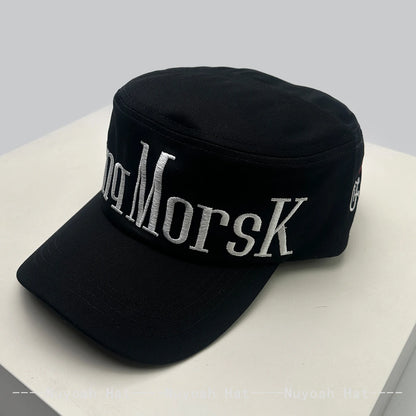 New Men Women Flat Top Letter Embroidery Baseball Hats Sunshade Korean Versatile Personal Peaked Caps Camouflage Fashion Niche