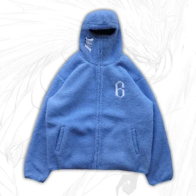 New autumn and winter Y2K unisex hoodie jacket, thick, sturdy, warm, simple and trendy daily jacket