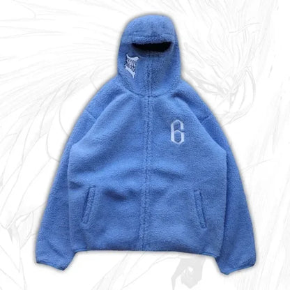 New autumn and winter Y2K unisex hoodie jacket, thick, sturdy, warm, simple and trendy daily jacket