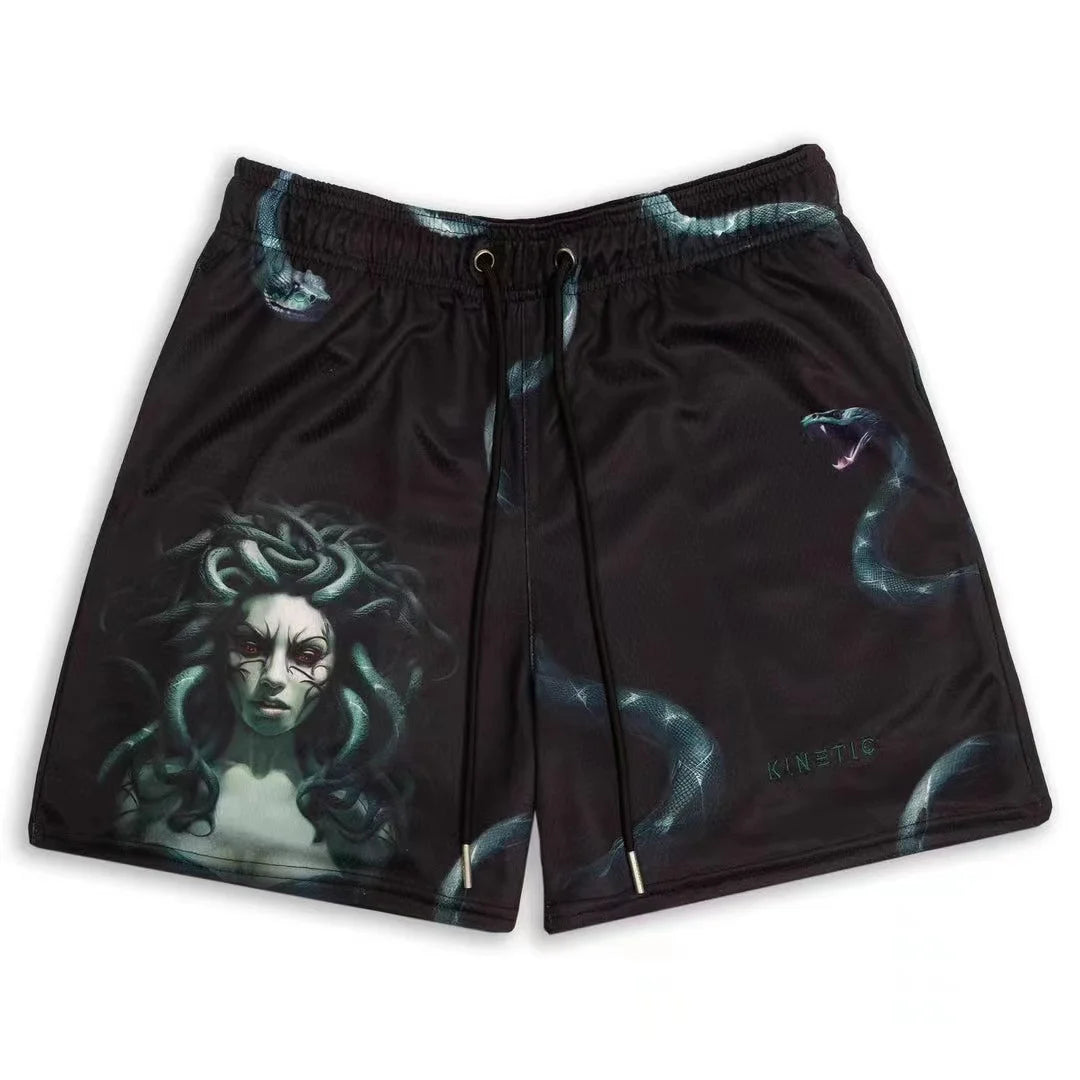 KINETIC Basic Shorts NEW men's casual shorts fitness sports pants summer gymworkout Men Women Classic GYM Mesh Shorts
