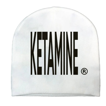 Y2K Ketamine Print Beanie
