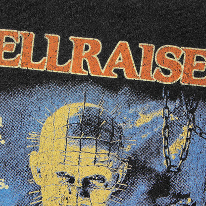 Hellraiser T-Shirt 80S Horror Movie Pinhead Freddy Jason Michael Myers Men's Clothing Short Sleeves Printed Loose  Cotton Shirt