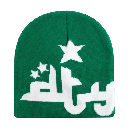 Fashion Letter Jacquard Winter Autumn Warm Beanies Knit Hat Women Men Soft Wool Skullcap Outdoor Windproof Skiing Cap Y2K Hiphop