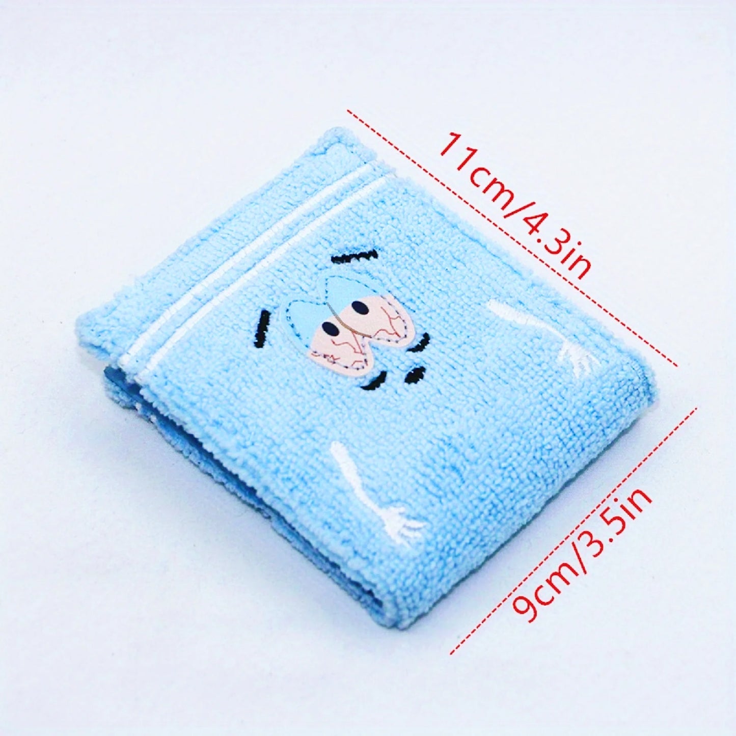 Towel Fabric Embroidered Anime Fashion Wallet，Women's Cute Wallet，Short 80% off Wallet