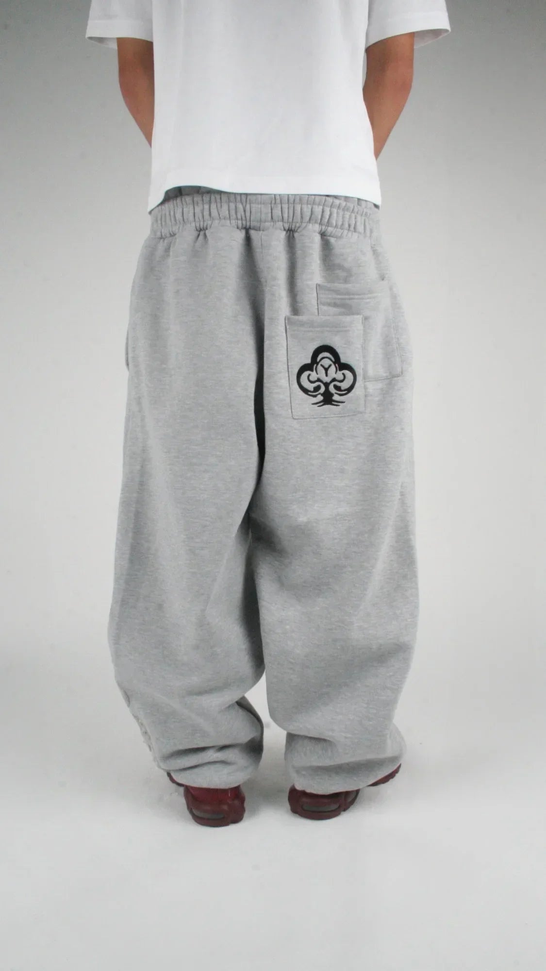 Poker embroidered double waist pants loose Y2K jogging pants punk street clothes bulk men and women sports pants