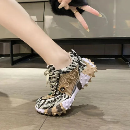 Paveé Rhinestone Sneakers