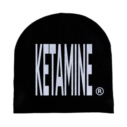 Y2K Ketamine Print Beanie