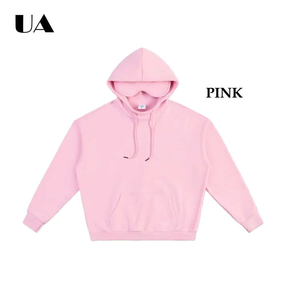 UA Airplane Eye Mask Travel Hoodie