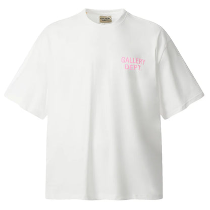 Men White and Black T-shirts T shirt Dept Gallery Dept Clothes Summer