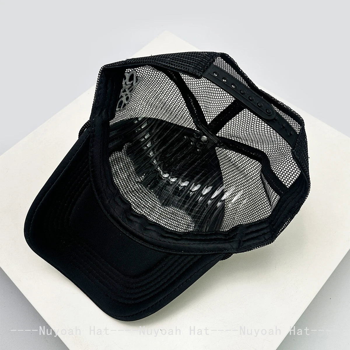 New Unisex Personal Devil Horns Letters Embroidery Baseball Hats Breathable Mesh Sunshade Hip Hop Trucker Caps Versatile Outdoor